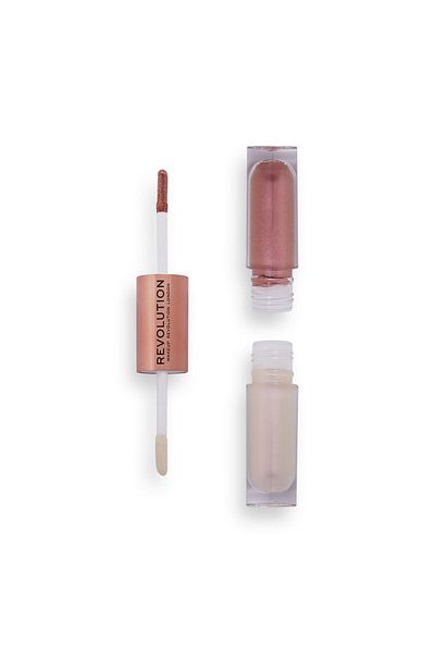 MAKEUP REVOLUTION Revolution Double Up - قلم ظلال العيون السائل Opulence
