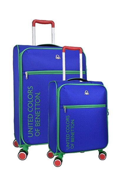 United Colors of Benetton Benetton Ultra Light Hafif Lüx Kumaş 2'li Valiz Set...