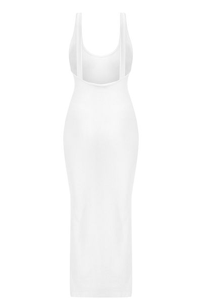 La Sarta Rochie Camolă albă fără spate Siena