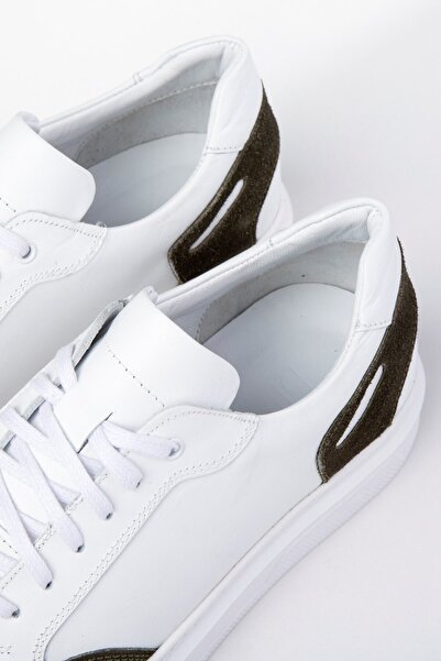 Ducavelli Tarona Men's Genuine Leather Sneaker, Lace-Up Sneaker, Genuine Leather Sneaker, Men's Sneaker