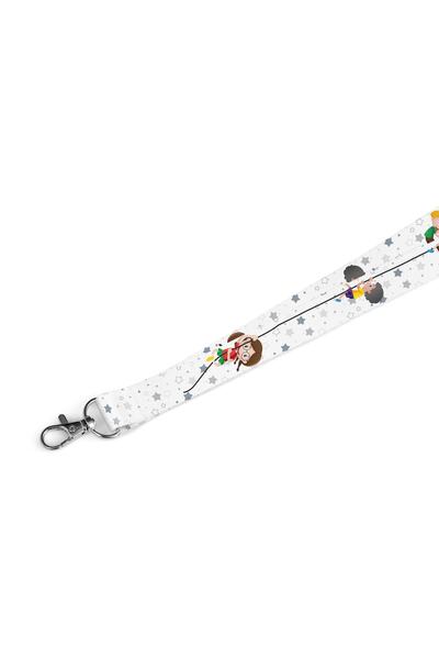 MAGNA TEKNOLOJİ Tırmanan Çocuk Temalı Boyun Askı İpi 2cm Genişlik Ve Güvenlik...