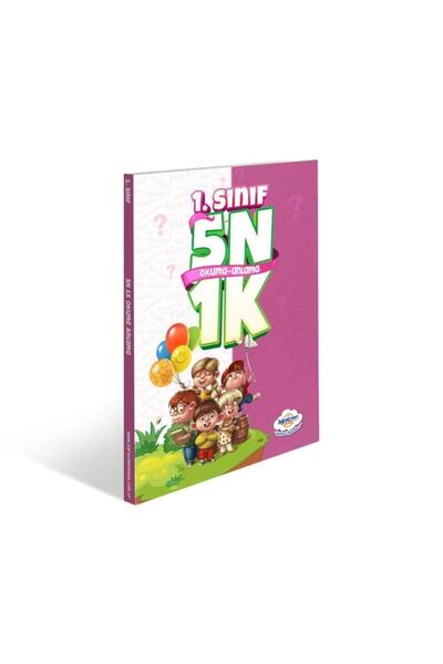 öğretmen evde 1.sınıf 5n1k Okuma Anlama Kitabı | Öğretmen Evde Yayınları