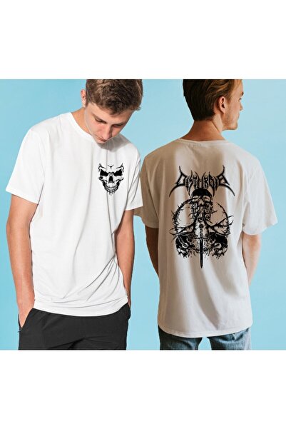 ZEMLİYA Tricou unisex de calitate 3D cu imprimeu schelet