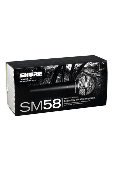 Shure Sm58-lce El Tipi Solist Mikrofonu / Vokal Mikrofon