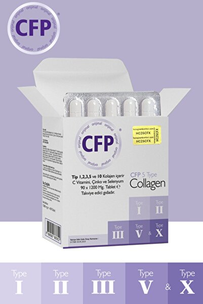 CFP Collagen Tip 1, Tip 2, Tip 3, Tip 5, Tip 10 90 Tablet