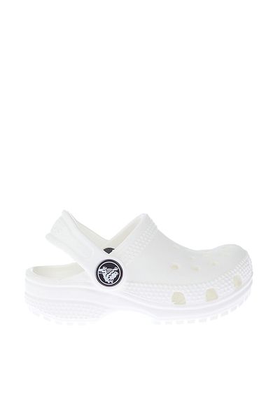 Crocs Kids Bílé dětské pantofle Classic Clog T