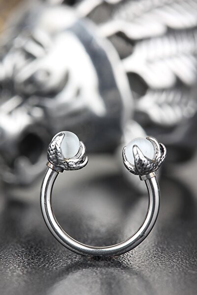 Valhalla Cerrahi Çelik Banana Tragus Kıkırdak Rook Orbital Banana Pençe Doğal...