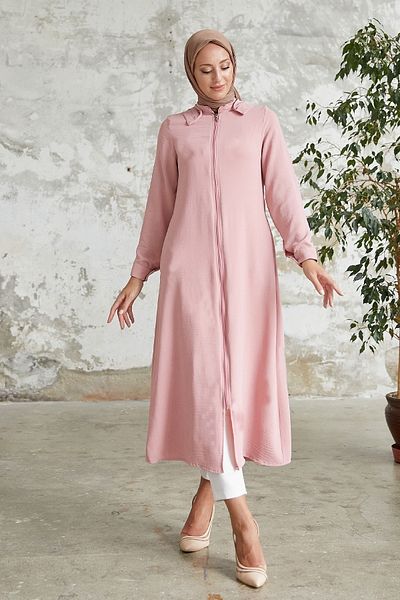 InStyle Lure Hooded Abaya - Powder