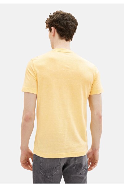 Tom Tailor T-Shirt gestreiftes Kurzarmshirt mit Rundhalsausschnitt und Foto-Print