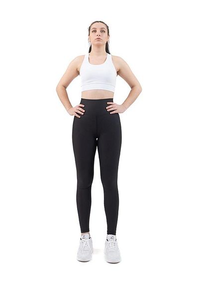 glintfit Αθλητικό κολάν με ψηλόμεσο μαύρο σχέδιο - Glint.2478