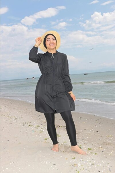 modabirsen Μαγιό Hijab Τριπλό Σετ Καλσόν Καπέλο