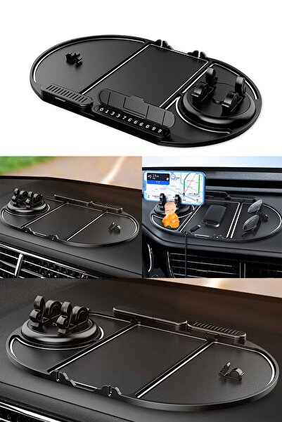 Genel Markalar Kaydırmaz Ped Araç Içi Telefon Tutucu Numaratör Kablo Tutucu