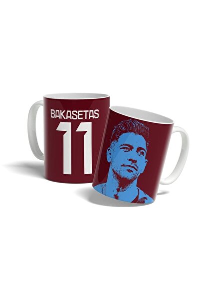 offside مج مطبوع بتصميم باكاسيتاس باللون الأحمر الداكن