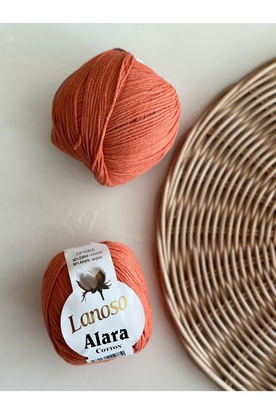 Lanoso Cotton 50 GR Hand Knitting Yarn - Color Code: 1906