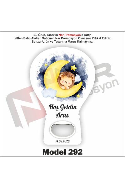 Nar Promosyon 40 Adet Açacak Magnet Hediyelik - Sünnet, Nişan, Söz, Düğün Hed...