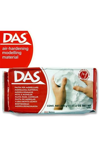 Das 500Gr White Ceramic Clay - Air Drying Feature