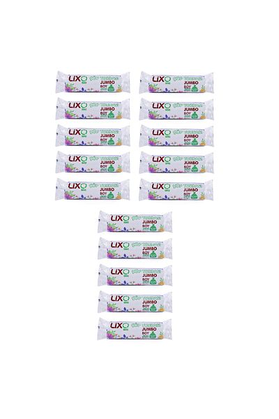 LİXOBAG J-500 Jumbo Size Garbage Bag 80x110 cm 10 Pieces Rolls * 15 Packs = 150 Pieces Black