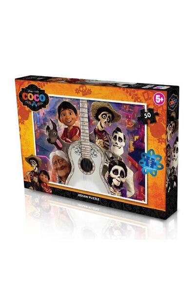 Ks Games بازل وألغاز ديزني بيكسار كوكو للأطفال - 50 قطعة