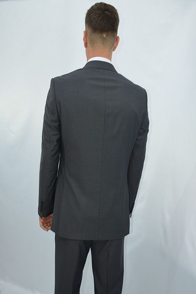 Presto Men's Slimfit Suit with Vest 6 Drop Smoke-583-090
