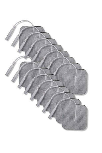 Hacamatik 16 Adet Tens Pedi - 5x5 Cm Soketli Tens Elektrot