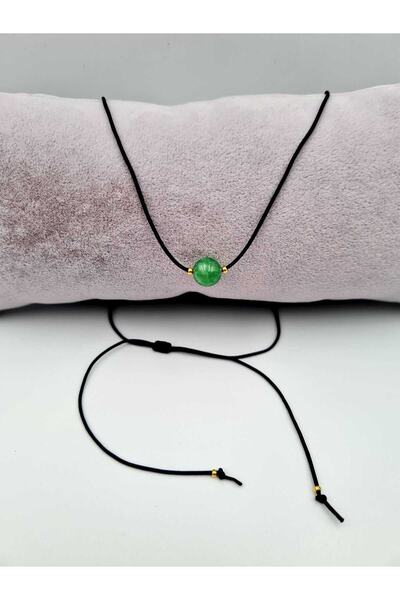 Doğal Taş Dünyası قلادة من حجر الجوزاء الطبيعي من حجر الأفينتورين