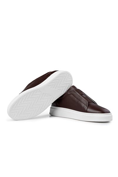 Ducavelli Espo Men's Genuine Leather Sneaker, Elastic Sneaker, Genuine Leather Sneaker, Men's Sneaker