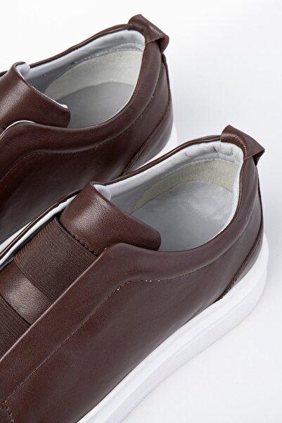 Ducavelli Espo Men's Genuine Leather Sneaker, Elastic Sneaker, Genuine Leather Sneaker, Men's Sneaker