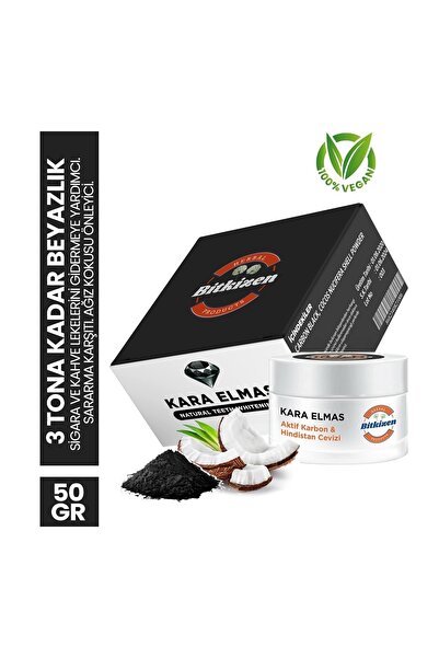 BİTKİZEN Aktif Karbon Diş Beyazlatma Tozu