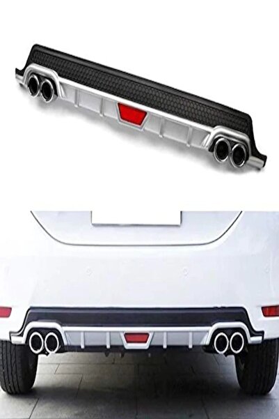 Genel Markalar Toyota Corolla Uyumlu  Difüzör Gri  Oto Tampon