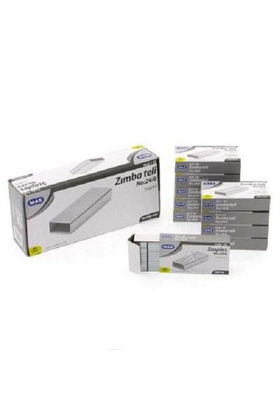 Mas Staple No:24/6 White 0145 10 Pieces