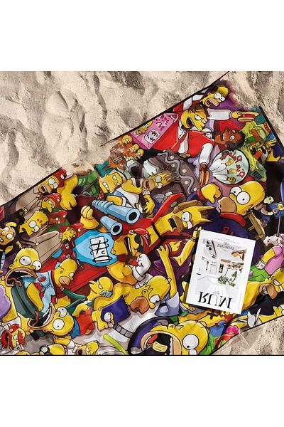 The Lucid Lab Πετσέτα παραλίας Simpsons - Microfiber