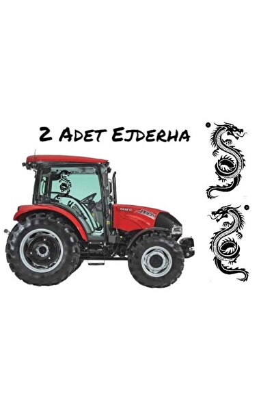 EYBA STİCKER Traktör ejderha uzun tümosan case motor araba araç kamyon tır