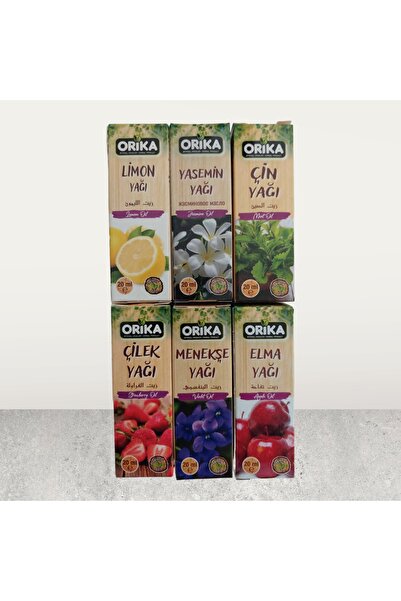 ORİKA Limon Yasemin  Çin Elma Çilek Menekşe Kokulu Seti