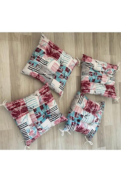 GENÇEV HOME COLLECTİONS Chair Cushion Set of 4