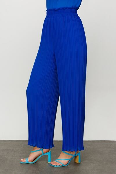 Ekol Плісировані штани з широкими штанинами