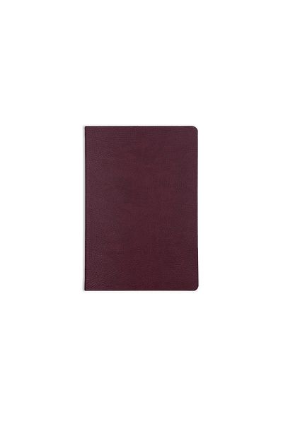 KESKİN COLOR 13.5x19.5 Thermo Leather Striped Hardcover Notebook Elegant - Brown