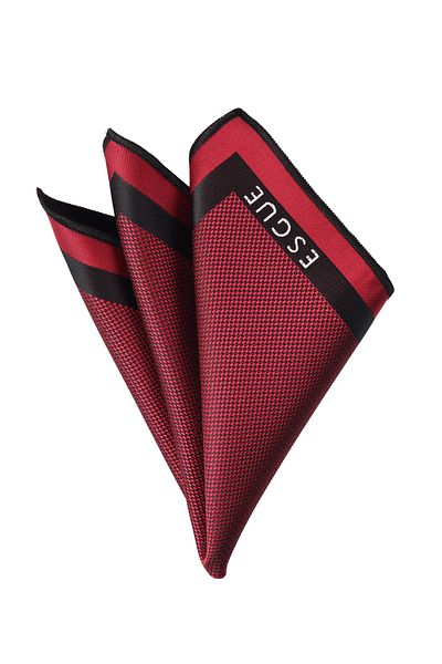Esgue Burgundy Colored Collar Handkerchief
