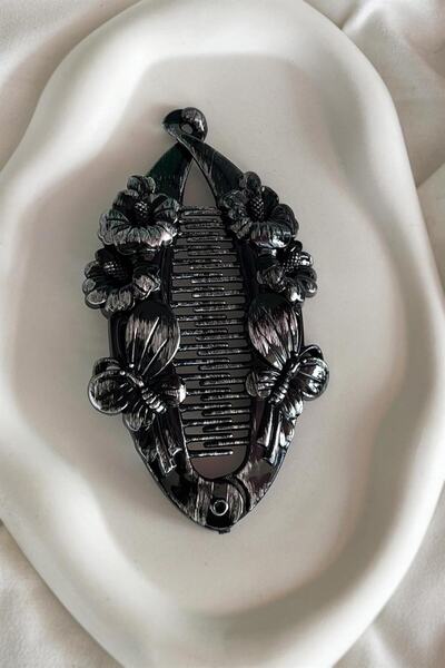 TAKIŞTIR Змішані кольори, античний візерунок, квітковий малюнок, бананова шпилька