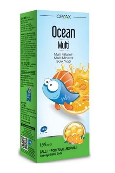 Ocean OrzaxOceanMulti 150mlSyrup - Honey Orange