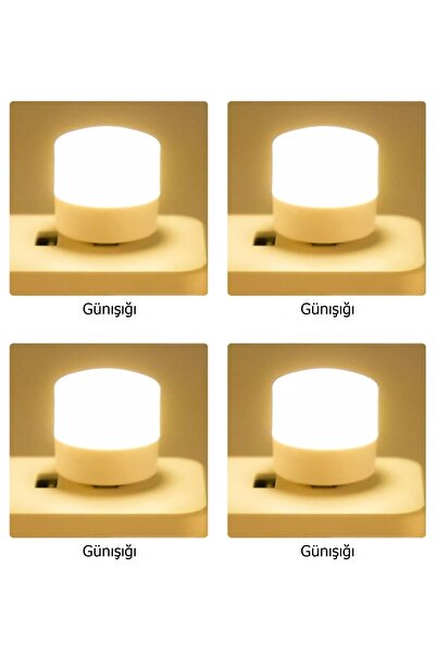 newnet 10 Adet Mini USB LED Taşınabilir Led Tüm Usb Girişleri İle Uyumlu Işıl...