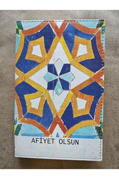 ankara menü Account Pad (1 Piece) 13x21 Box, Leather Account Pad, with Printed Change Box, Checkout Gift