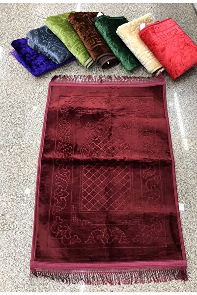 Makkam Home Kaydırmaz Tabanlı 80x120 Pamuklu Peluş Seccade