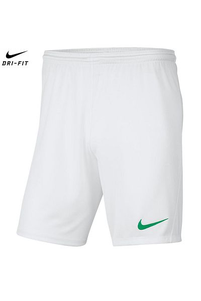 Nike Ανδρικό λευκό ποδοσφαιρικό σορτς Dri-Fit Park III BV6855-102