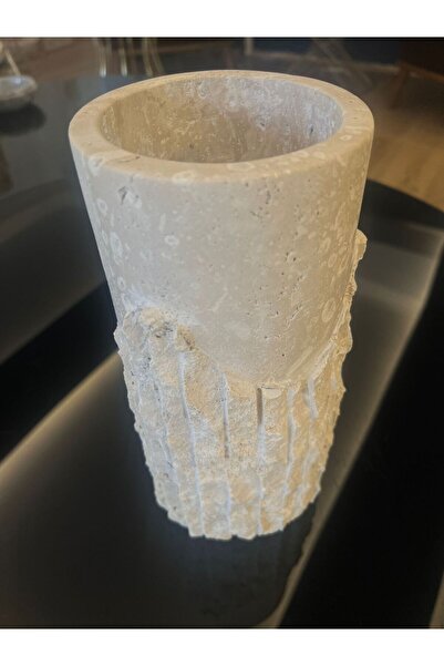 helya marble مزهرية ترافتن للديكور (حجم كبير)