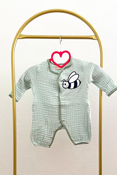 Wonwood رومبير للأطفال/الأطفال مصنوع من القطن العضوي بنسبة 100% مكون من 4 طبقات