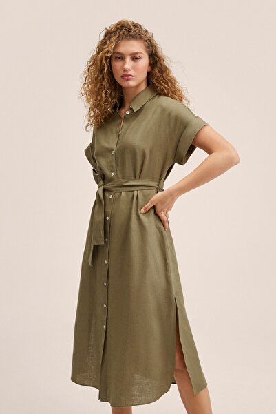 MANGO 27017106 Ženy/dívky Khaki