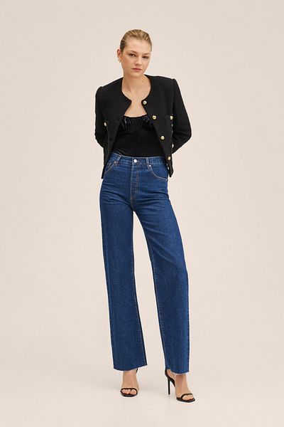 MANGO 27080433 Damen/Mädchen Schwarz