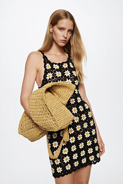 MANGO Siyah Kadın Elbise 37040029