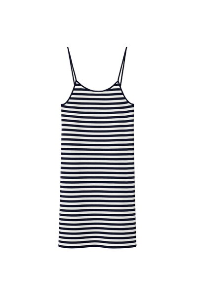 MANGO Woman Koyu Lacivert Kadın Elbise 37030454