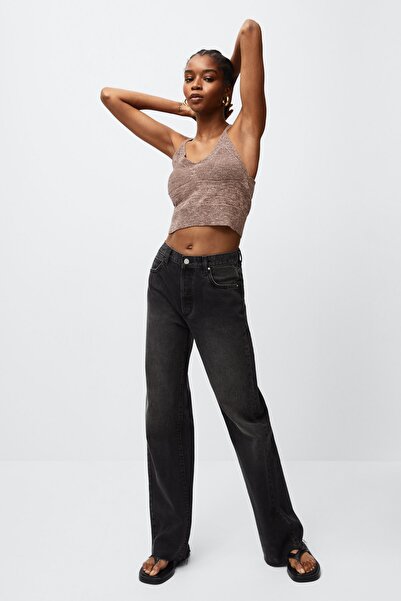 MANGO Woman 27040172 Women's / Girls Black denim